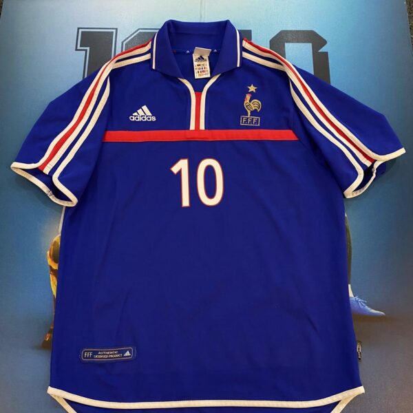 Camiseta de la selección de francia año 2000 original de época zidane !