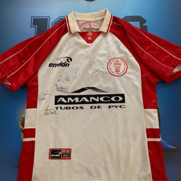Camiseta de huracan 1999 2000 10 nro pintura talle M