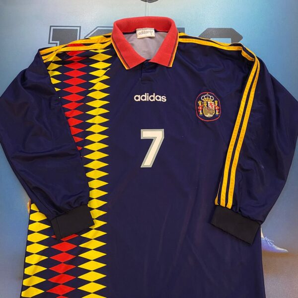 Camiseta alternativa mangas largas de la seleccion de españa 7 talle 3