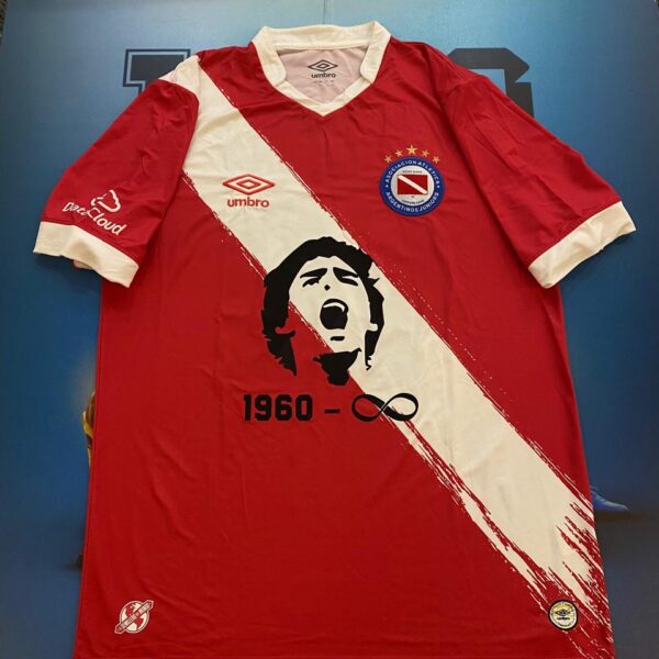 Camiseta de argentinos jrs 10 maradona talle L
