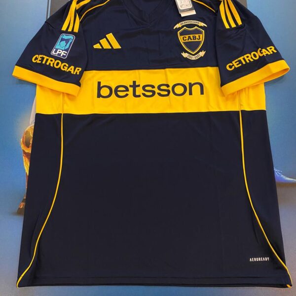 camiseta de boca juniors 2025 2026 titular version hincha ( jugador a eleccion)