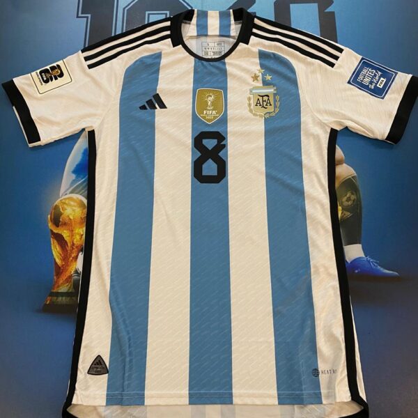 Camiseta de la selección argentina eliminatorias 2026 8 enzo fernandez talle S !
