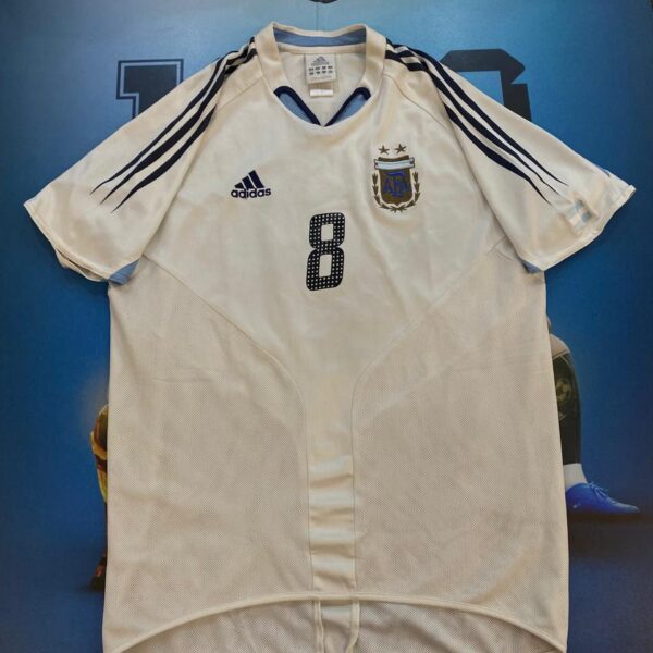 Camiseta alternativa de la seleccion argentina 2004 talle M