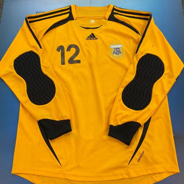 Buzo de arquero de la seleccion argentina 2006 12 talle XL
