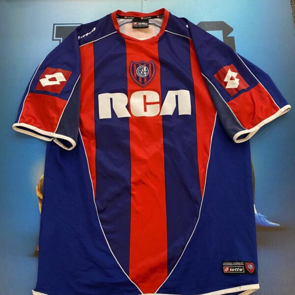 Camiseta de san lorenzo año 2006 22 lavezzi talle XL