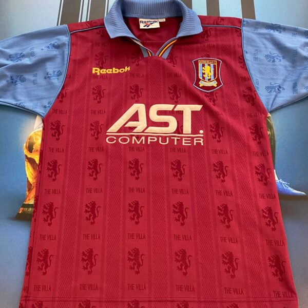 Camiseta del aston villa original de época talle S