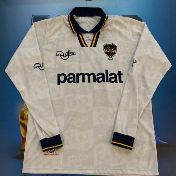 Camiseta alternativa mangas largas de  boca juni̇ors  10 talle M