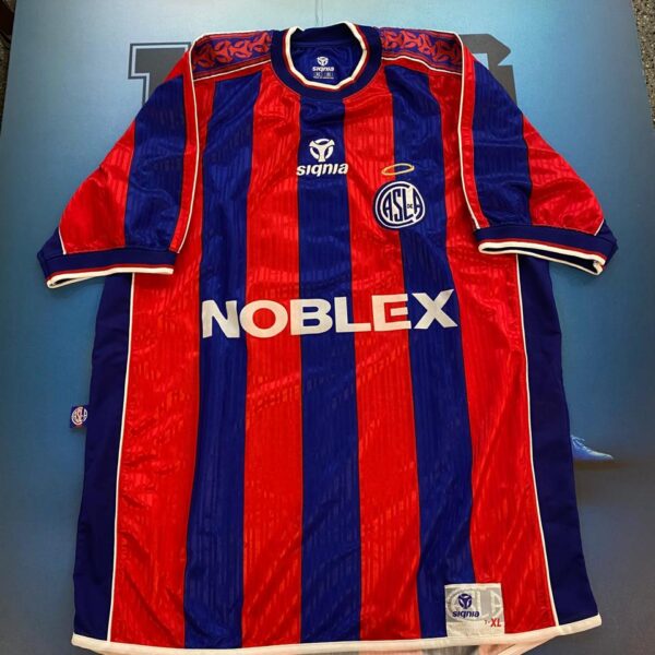 Camiseta de  san lorenzo año  2000 usada por 8  Guillermo Franco talle XL