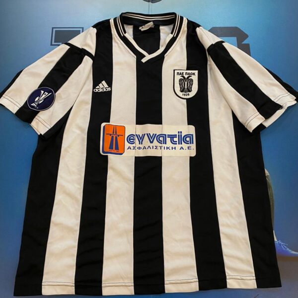 Camiseta del paok 2005 2006  29 christodoulopoulos talle L