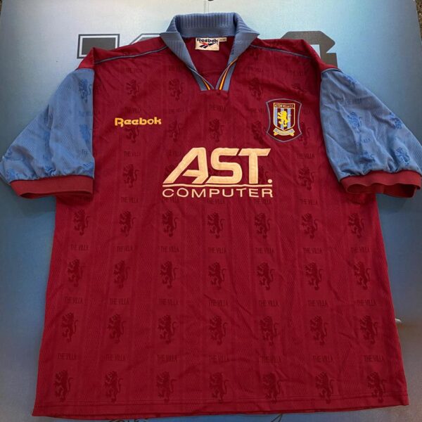 Camiseta del aston villa original de época 7 talle L