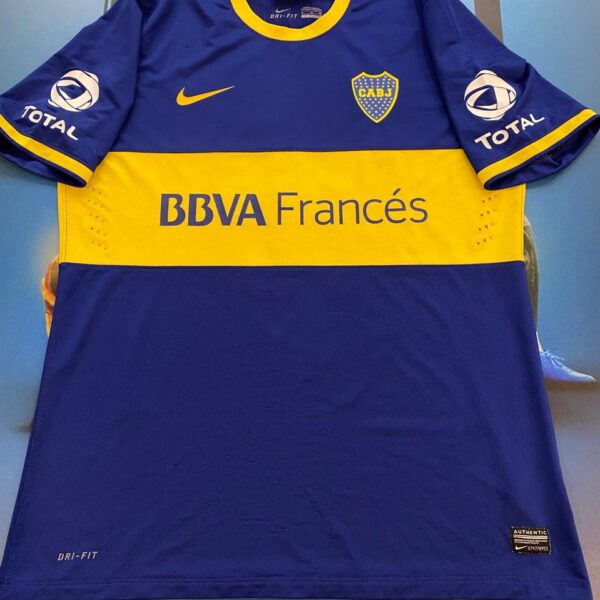Camiseta titular de  boca 2013 talle XL  10  riquelme!