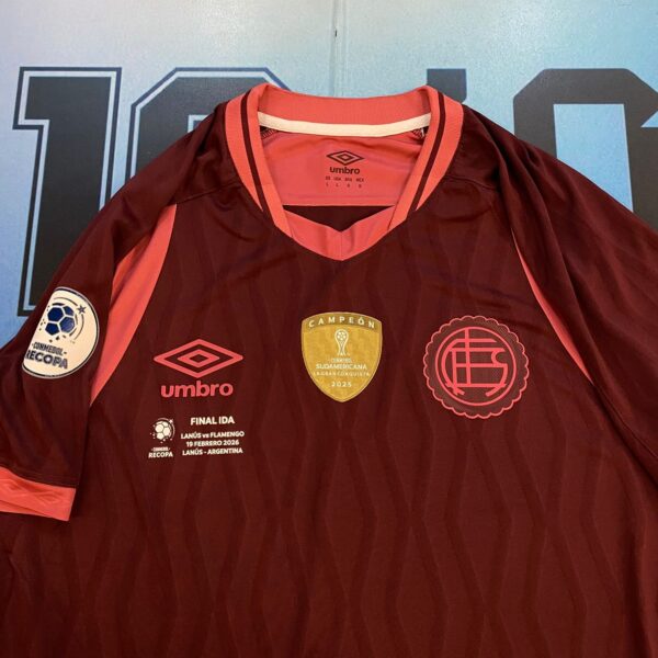 Camiseta de Lanus titular 2026 - final recopa