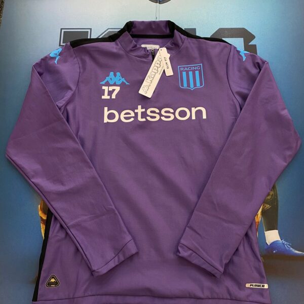 Buzo medio cierre de entrenamiento 17 talle M