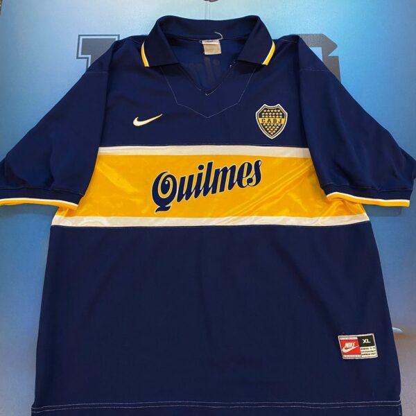 Camiseta de boca juni̇ors 1997 talle XL