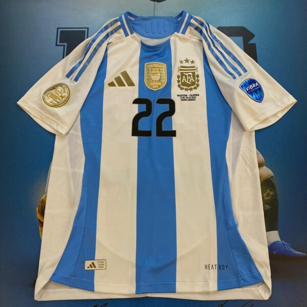 Camiseta de la seleccion argentina copa america 2024 22 martinez talle M