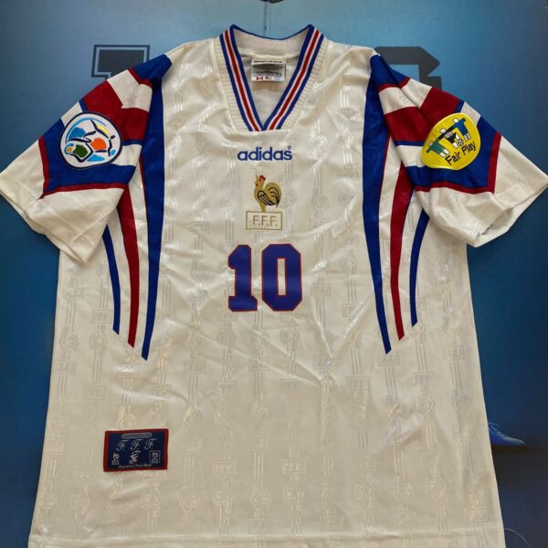 Camiseta alternativa de la seleccion de francia 1996 10 zidane talle 3