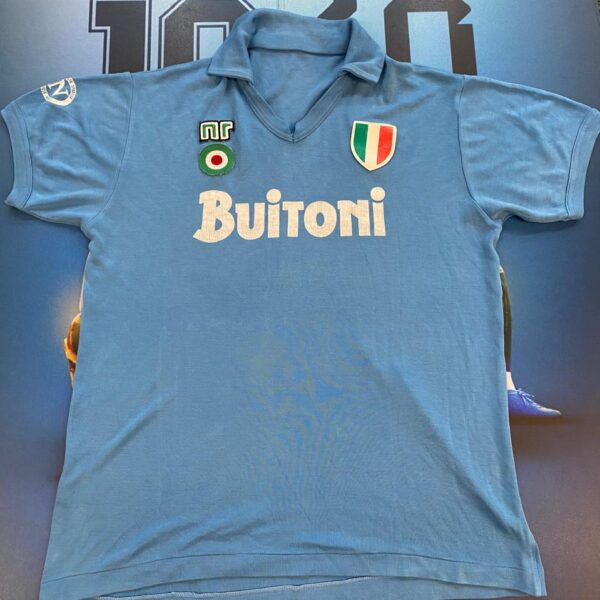 ⭐️ Camiseta del Napoli año 1987 1988 10 Diego Armando Maradona.