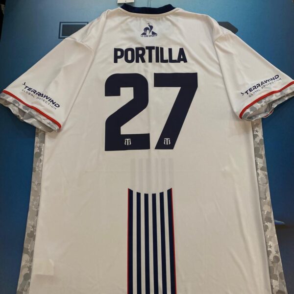 Camiseta de Talleres #27 Portilla talle XXXL original de epoca!