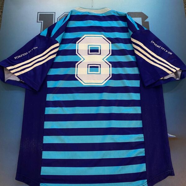 Camiseta alternativa de Racing Club 1998 8 nro pintura talle L