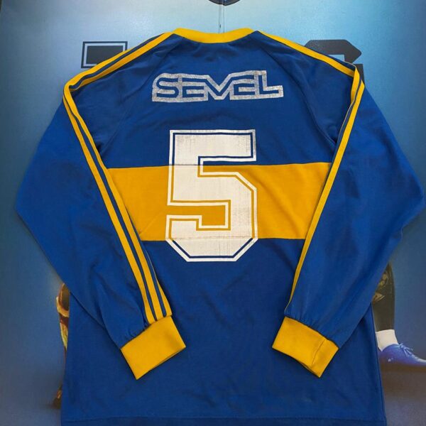 Camiseta mangas largas de Boca Juniors años 90 5 nro pintura talle 2