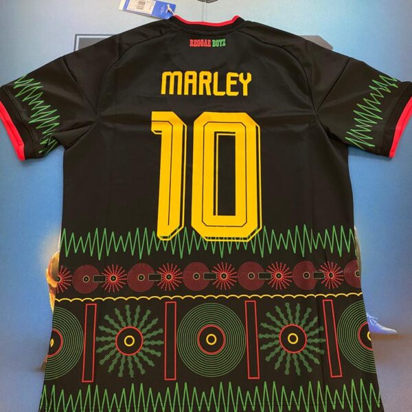 Camiseta negra de Jamaica 2026 Bob Marley