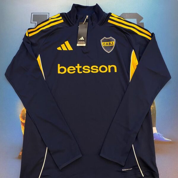 Buzo medio cierre de entrenamiento de Boca Juniors tiro 25!