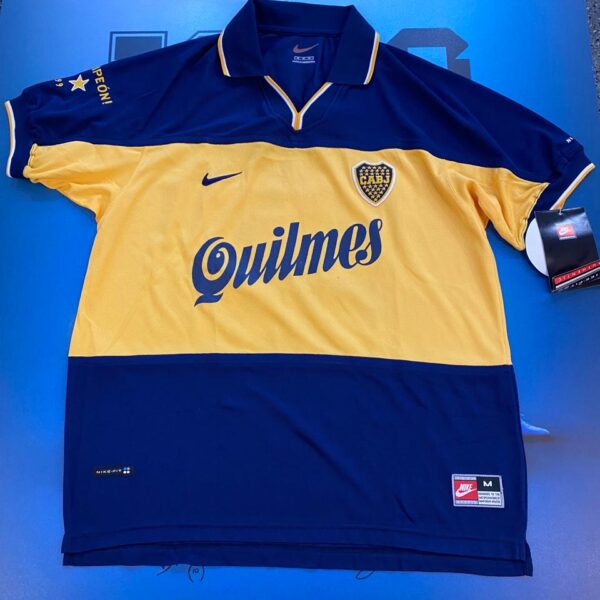 camiseta de boca juniors 1998  original de época, con etiqueta talle M