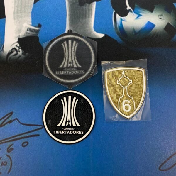 Set parches libertadores 2026 participación + 6 copas imperdible tenela!!!!!