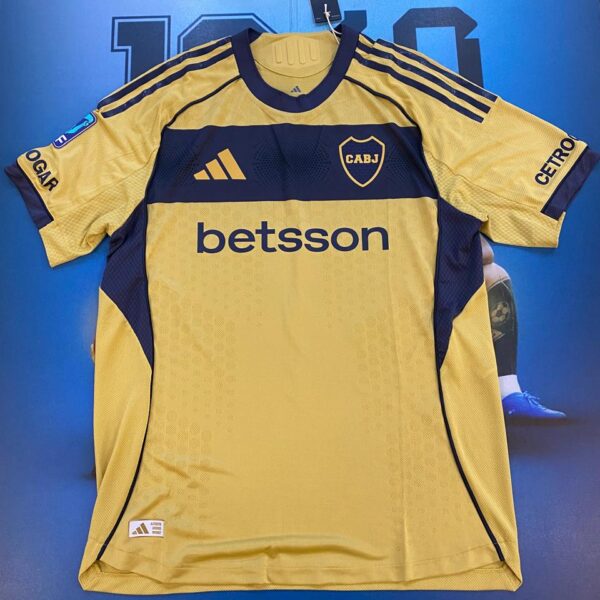 Camiseta de boca versión jugador talle L 28 bareiro
