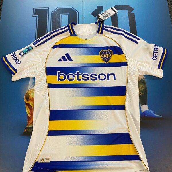 Camiseta de boca alternativa 3era equipacion talle M 5 paredes