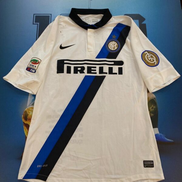 Camiseta del Inter 2011 2012 usada por 7 Schelotto talle L