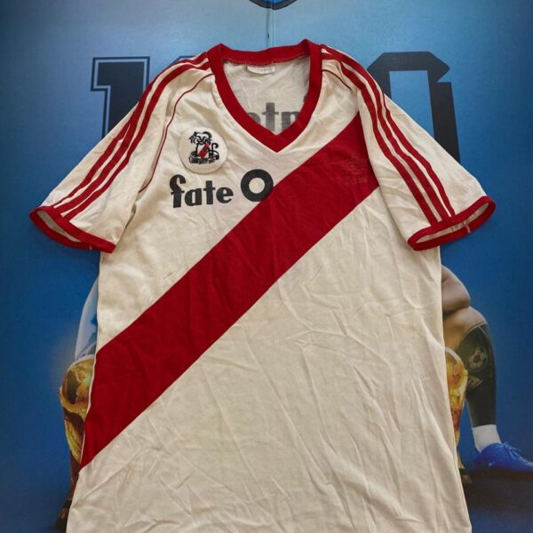 Camiseta de River Plate 1987 usada por 3 Alfredo Montenegro talle 44 💣