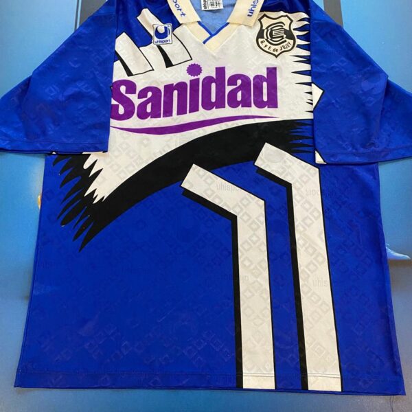 Camiseta de gimnasia de jujuy año 1996 usada en partido talle XL  2 inmaculada!