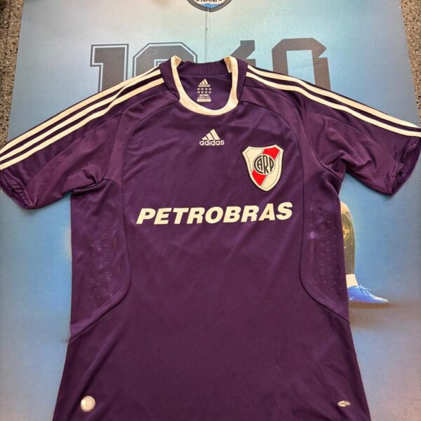 Camiseta de river Plate alternativa año 2008 talle L 10 Ortega