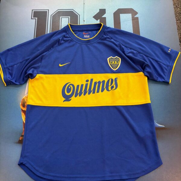 Camiseta de Boca Juniors año 2000 talle M jugador 10
