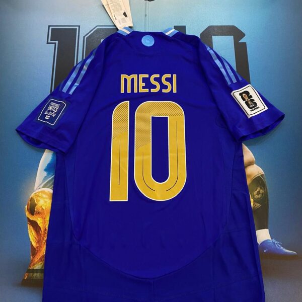 Camiseta alternativa de la selección Argentina 10 Messi versión jugador talle S