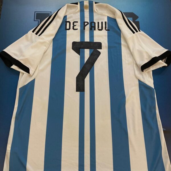 Camiseta de la seleccion Argentina 2023 7 De Paul talle XXL