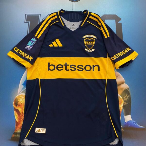 Camiseta de Boca Juniors versión jugador 2026 5 Paredes talle S