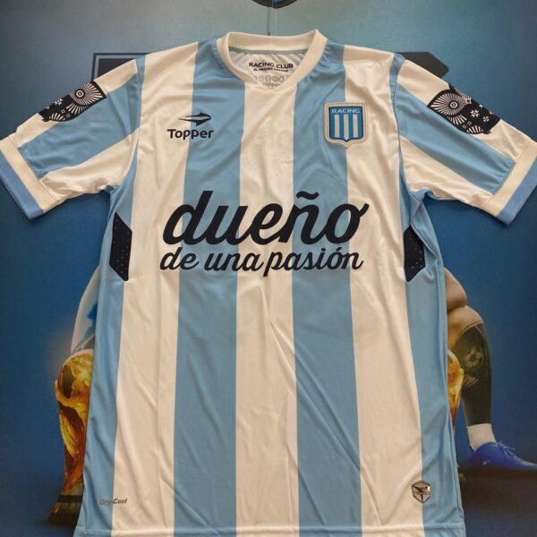 Camiseta de Racing club utileria 25 talle M vs san Lorenzo