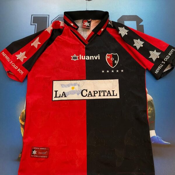 Camiseta de Newells 1999 2000 10 Damian Manso talle M