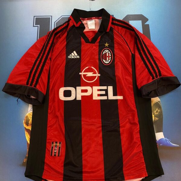 Camiseta del Milan 1998 1999 18 Leonardo talle M