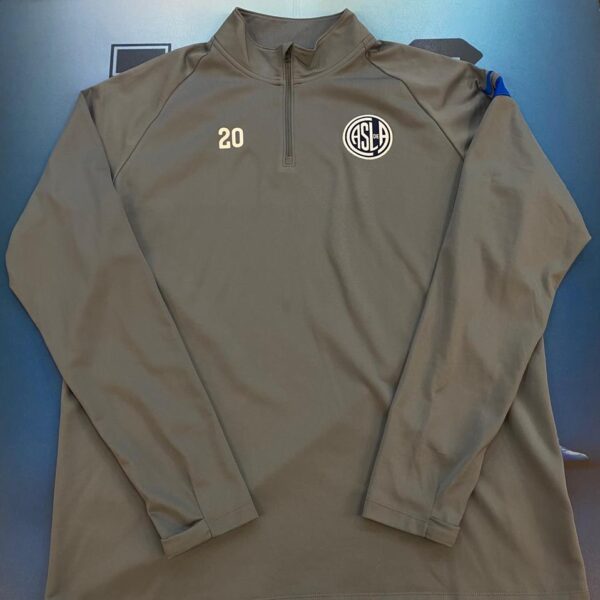Buzo medio cierre de entrenamiento de San Lorenzo talle XL