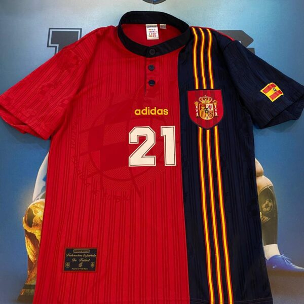 Camiseta de la selección de España reedición 21 Luis Enrique talle S