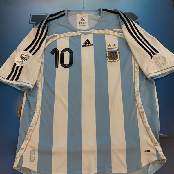 Camiseta de la selección argentina año 2006 10 Riquelme talle XL