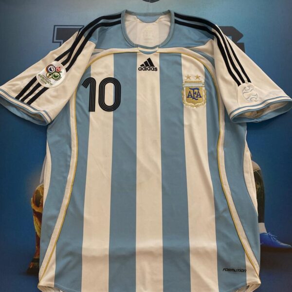 Camiseta de la selección Argentina Formotion año 2006 10 Riquelme talle M