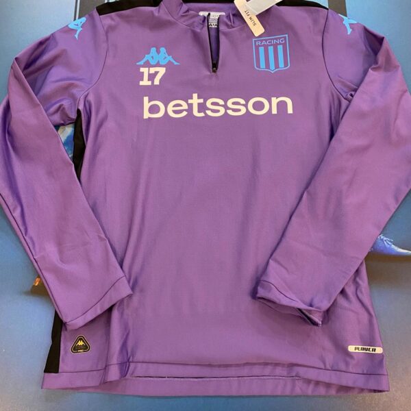 Buzo medio cierre de entrenamiento de Racing Club 17 talle M