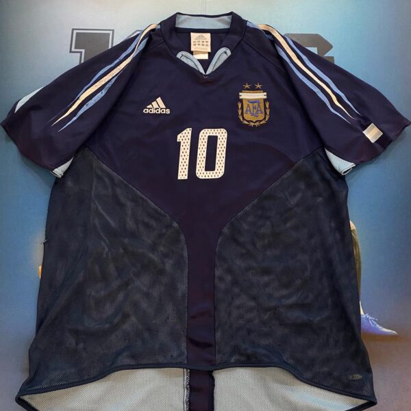 Camiseta alternativa de la selección Argentina 2004 10 D’alessandro talle M