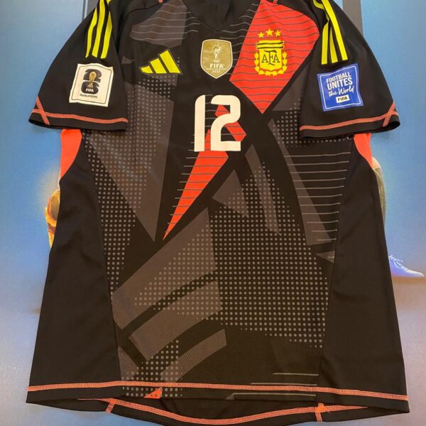 Buzo de la selección argentina talle XL versión de juego  12 benitez !