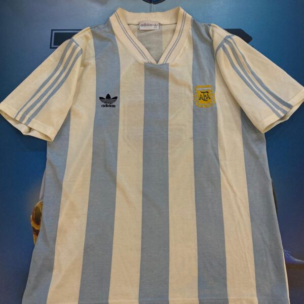 Camiseta de la selección Argentina 1993 9 nro pintura talle 4