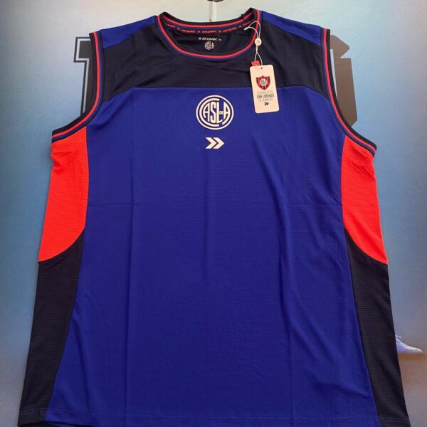 Musculosa de entrenamiento de San Lorenzo 2026 azul